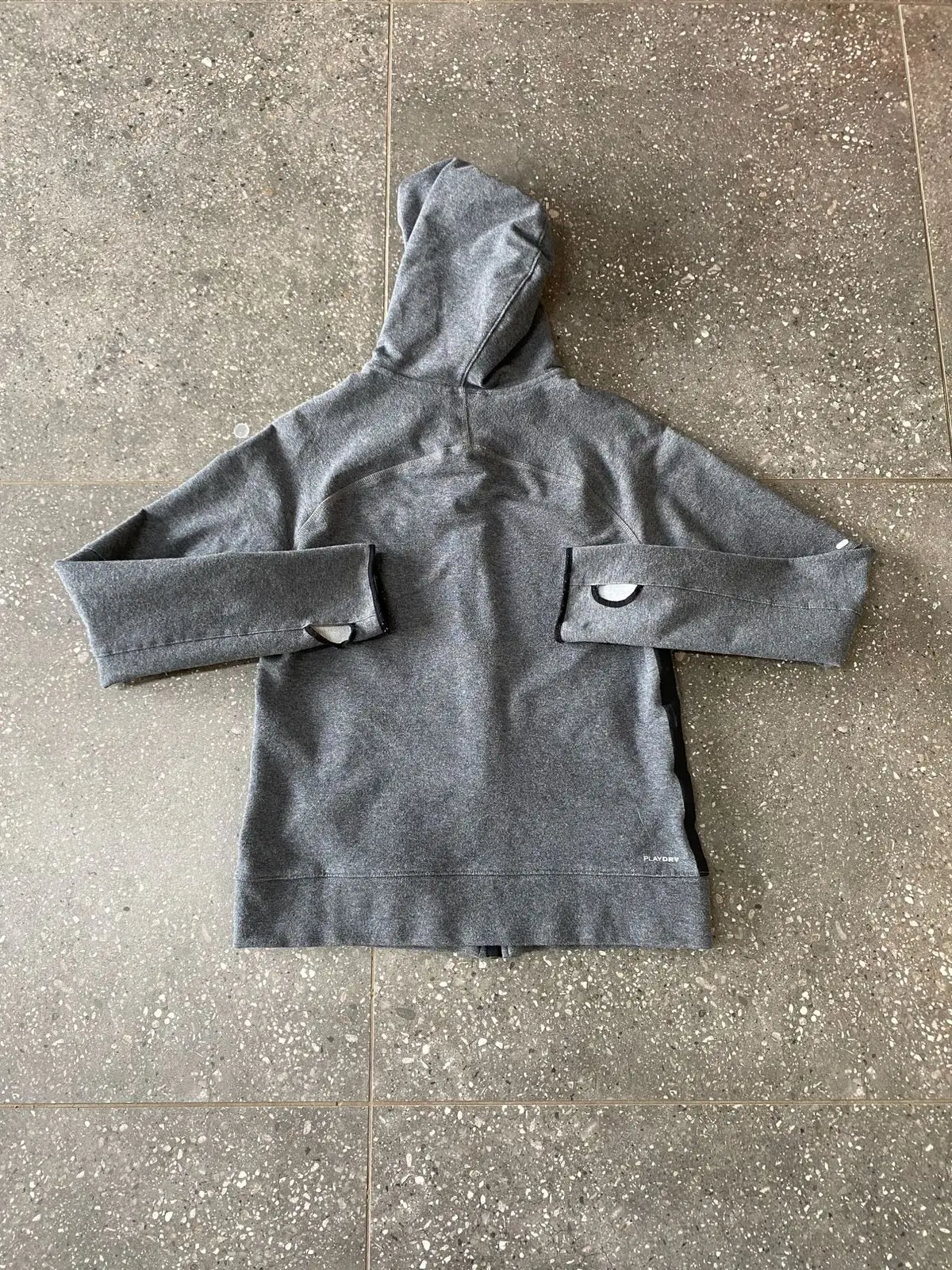 Reebok Grey Zip-Up Hoodie
