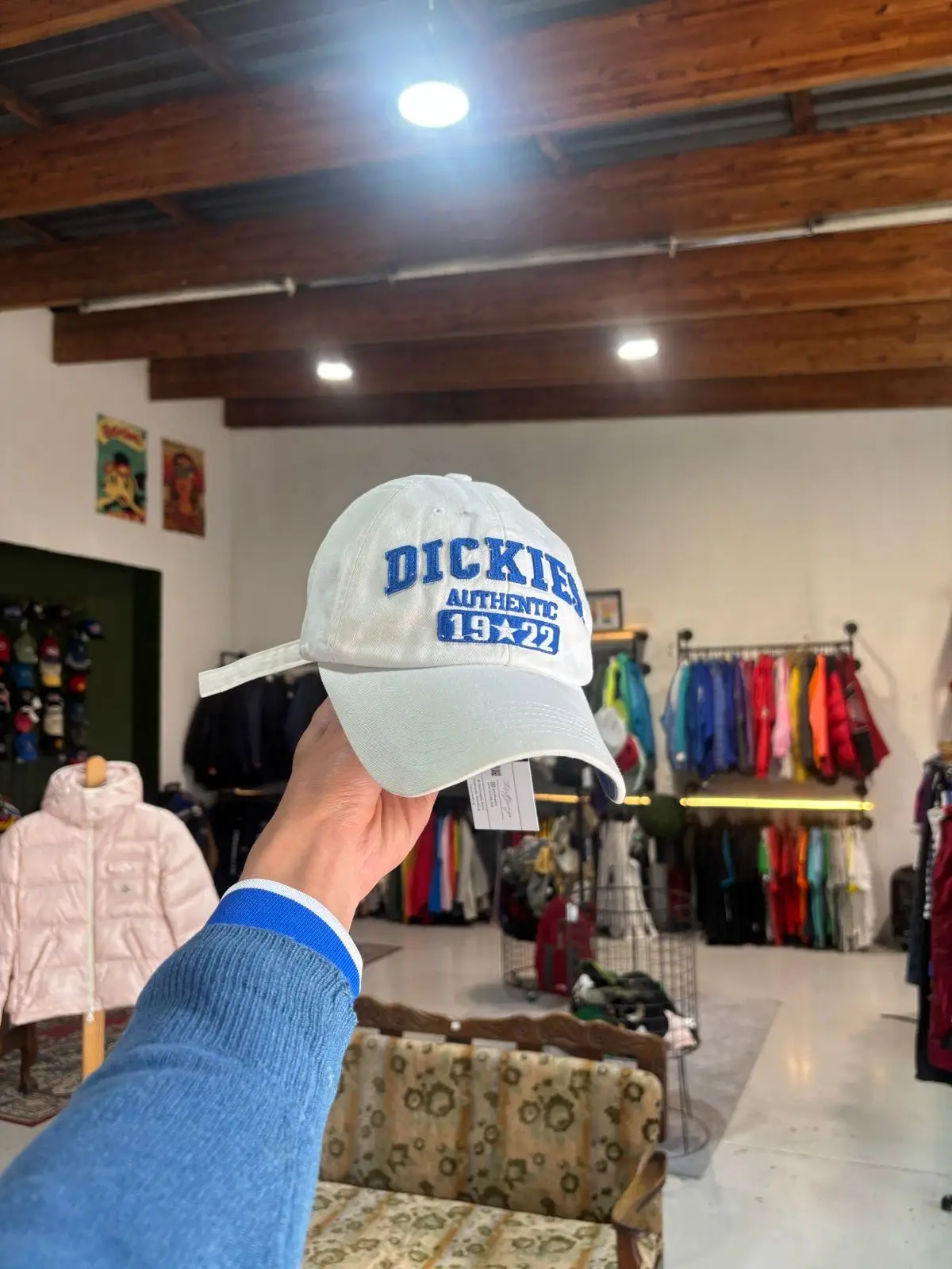 Dickies Authentic Blue and White Cap