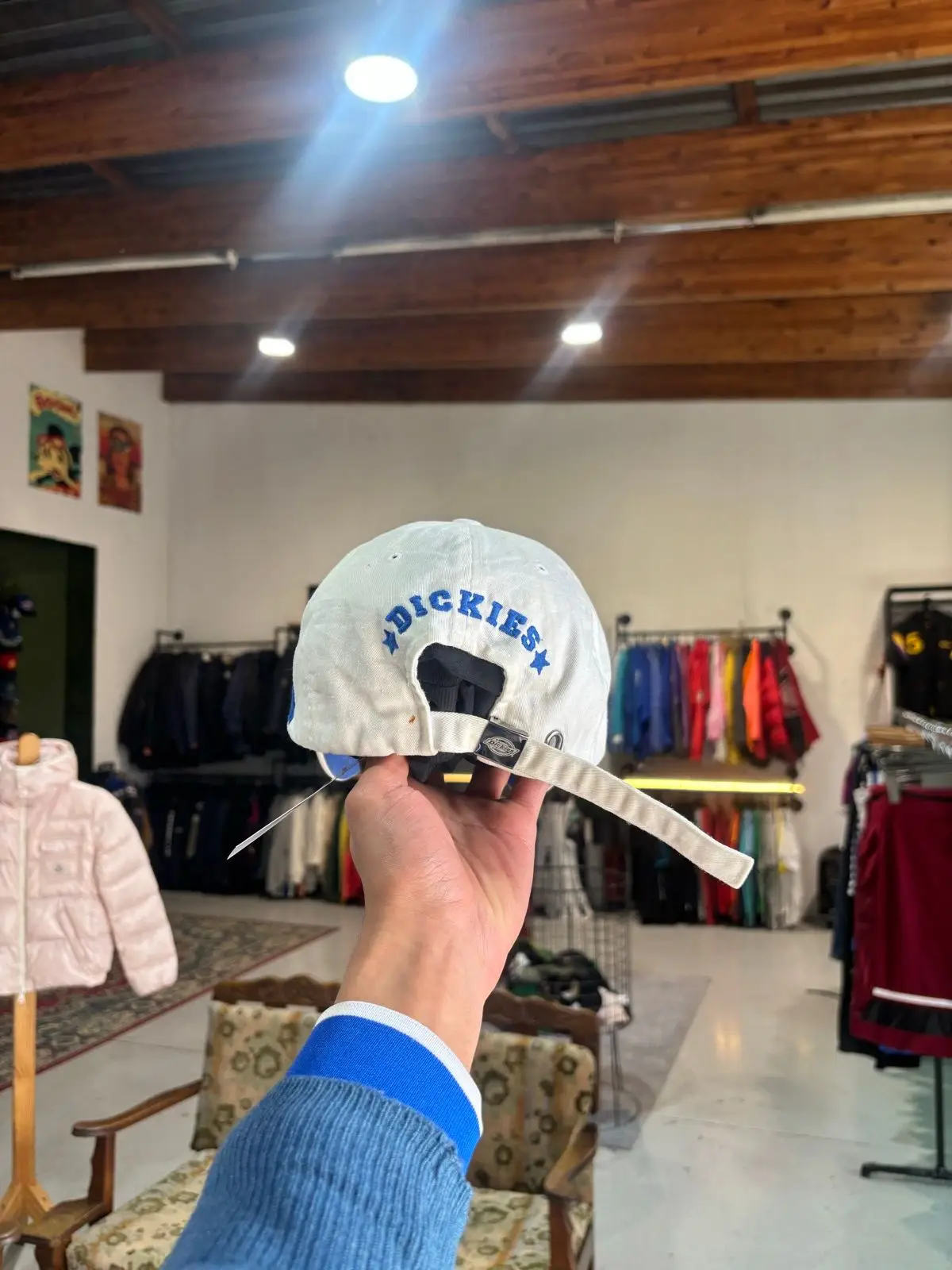 Dickies Authentic Blue and White Cap