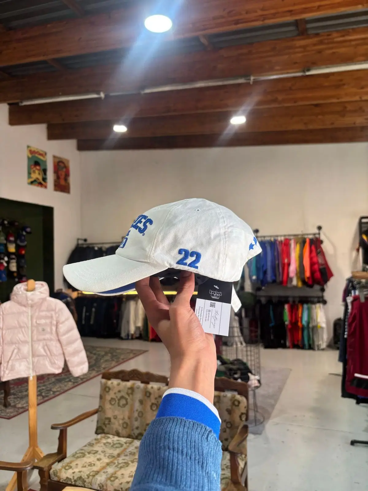Dickies Authentic Blue and White Cap
