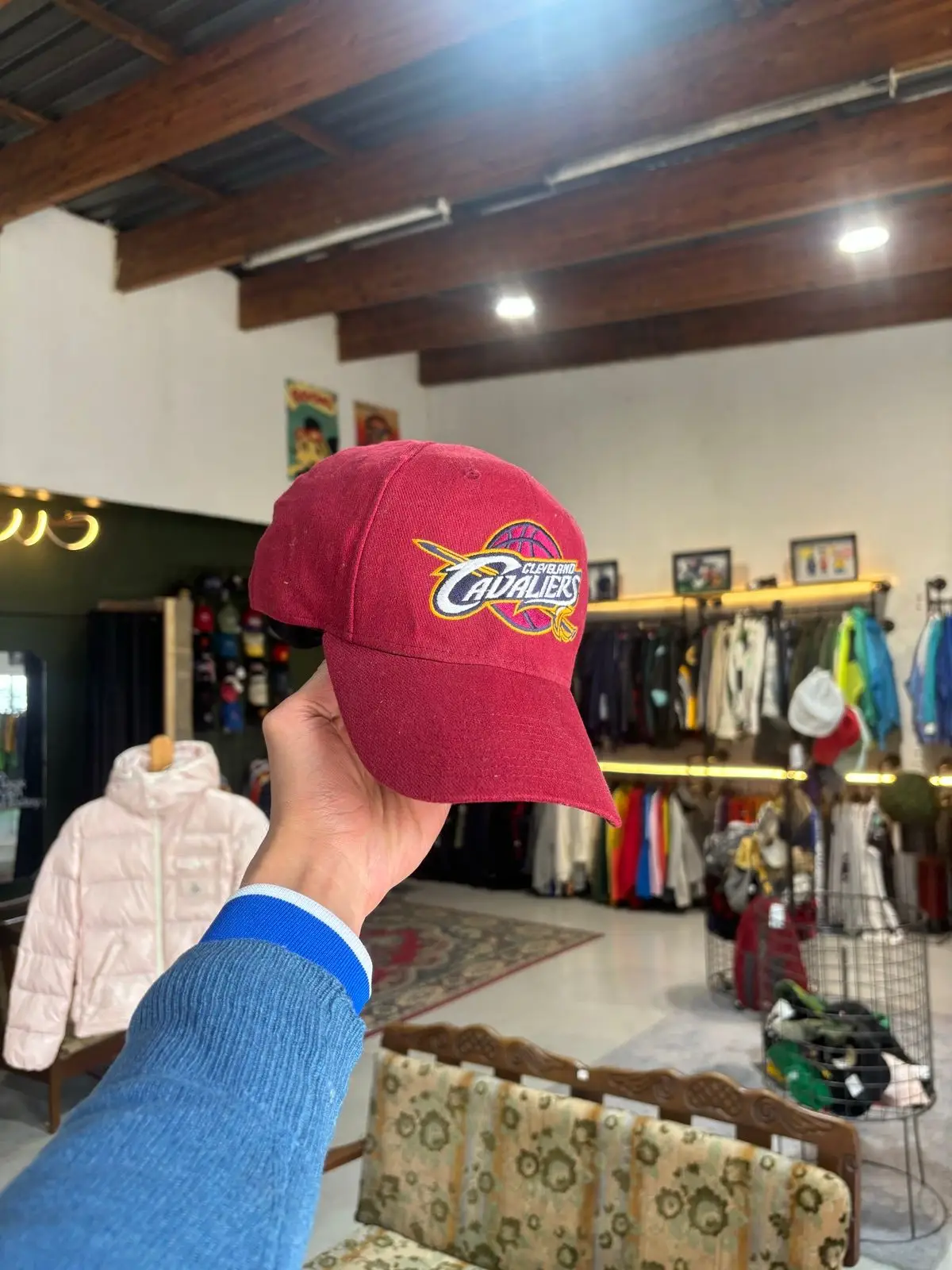 Adidas Cleveland Cavaliers NBA Basketball Cap Burgundy