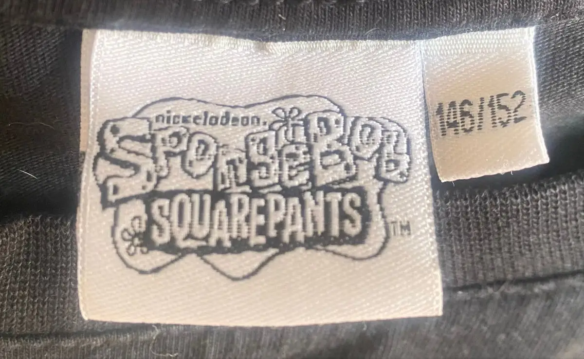 SpongeBob SquarePants Black Graphic T-Shirt