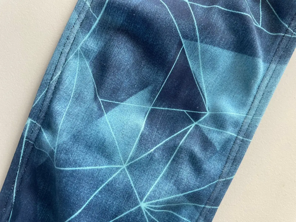 Surf Sense Blue Geometric Print Bikini Set
