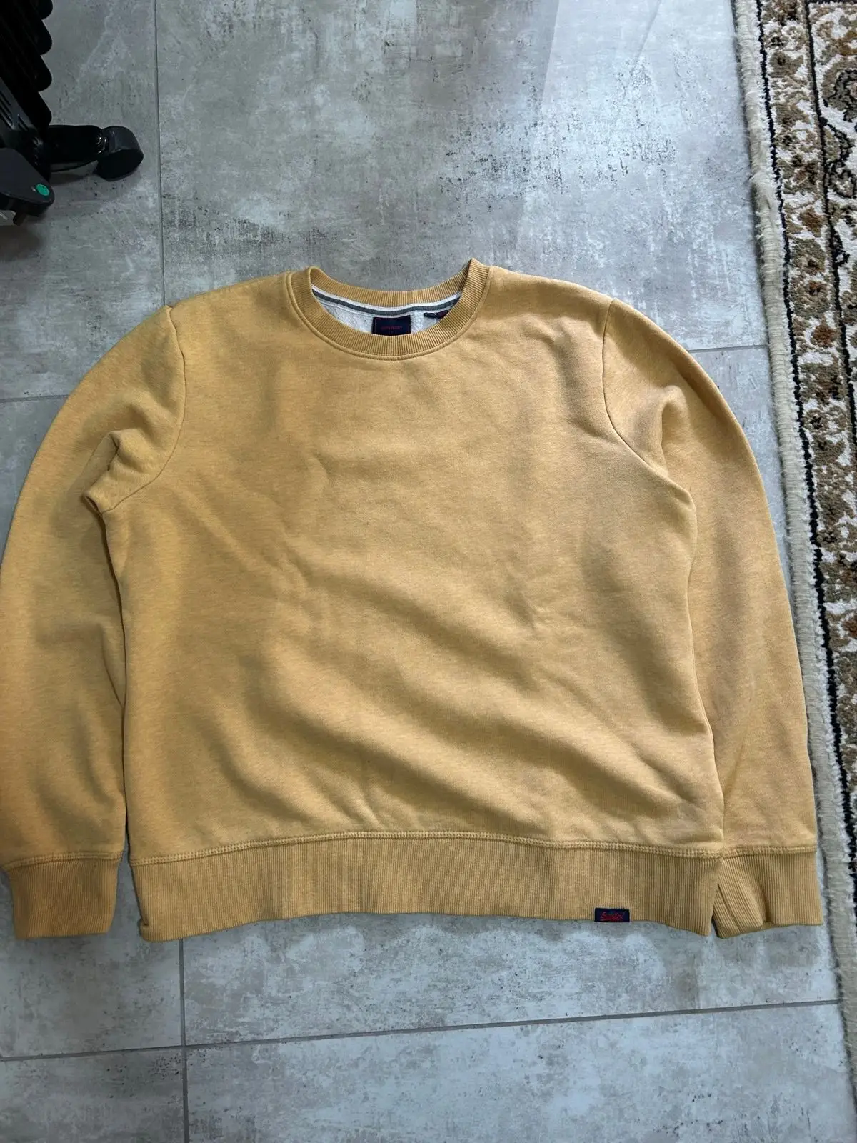 Superdry Yellow Crewneck Sweatshirt