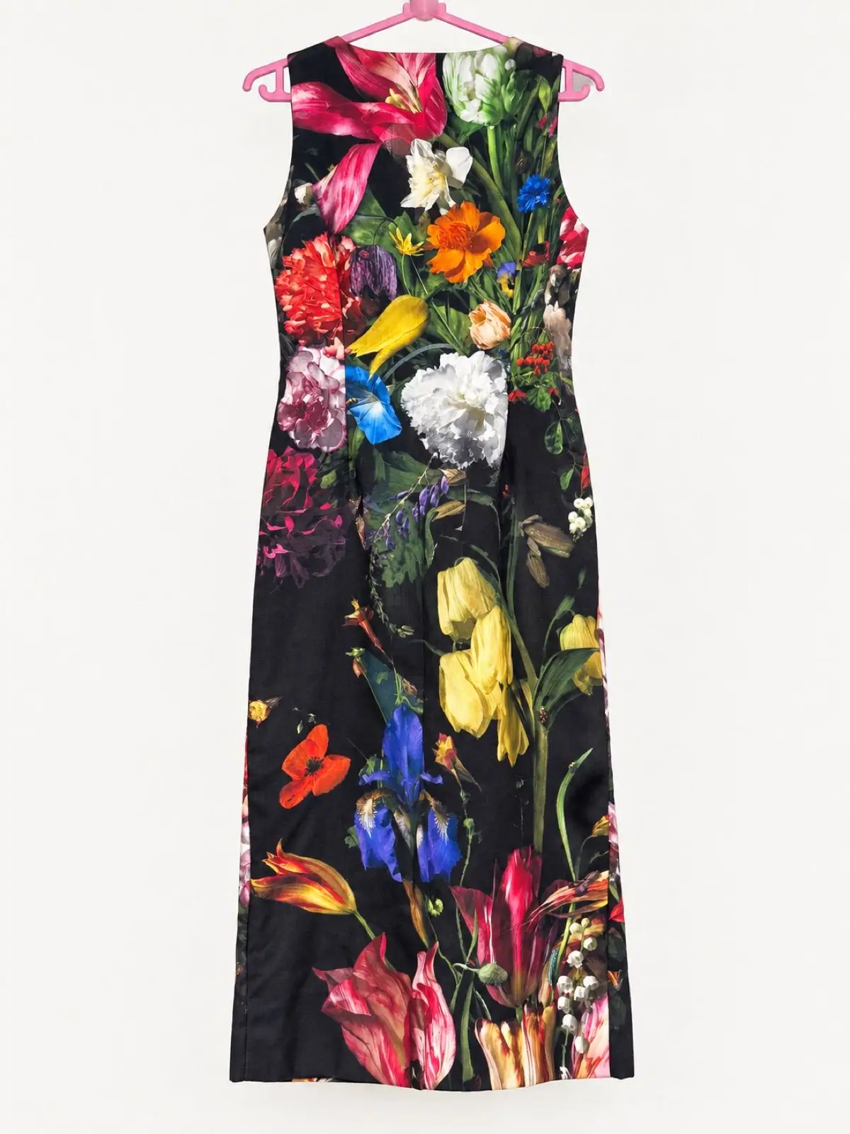 Floral Print Sleeveless Maxi Dress