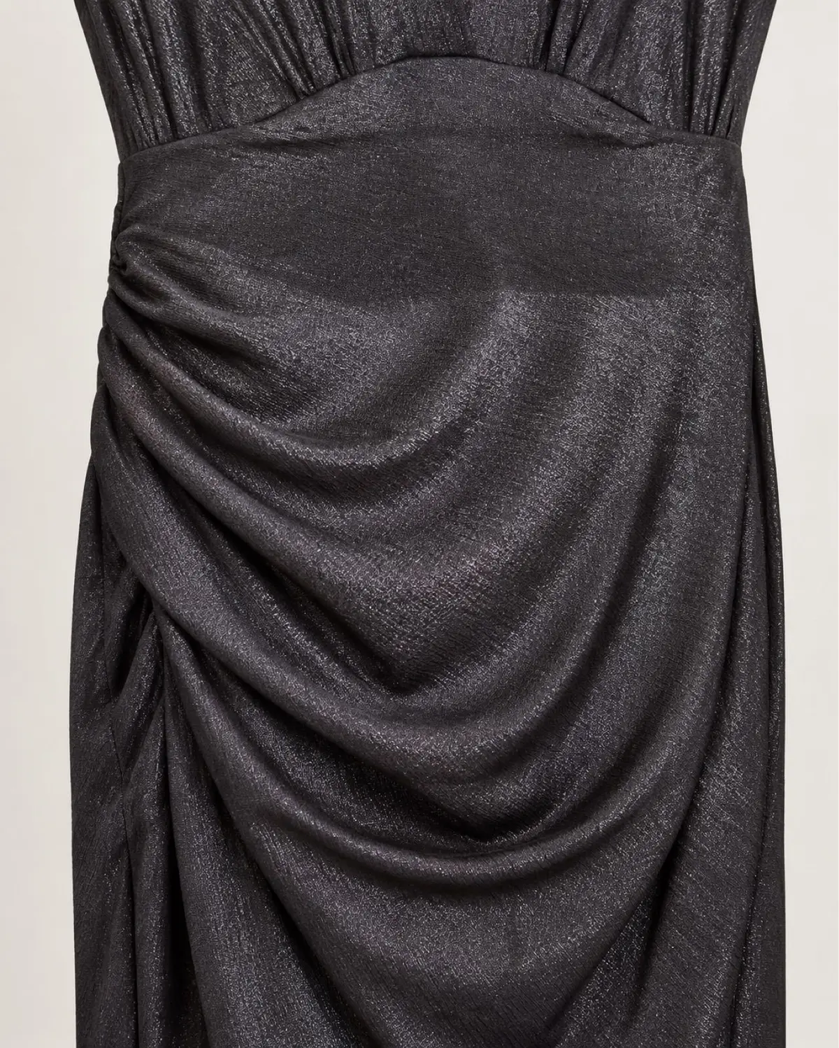 YDE Black Long Sleeve Wrap Maxi Dress
