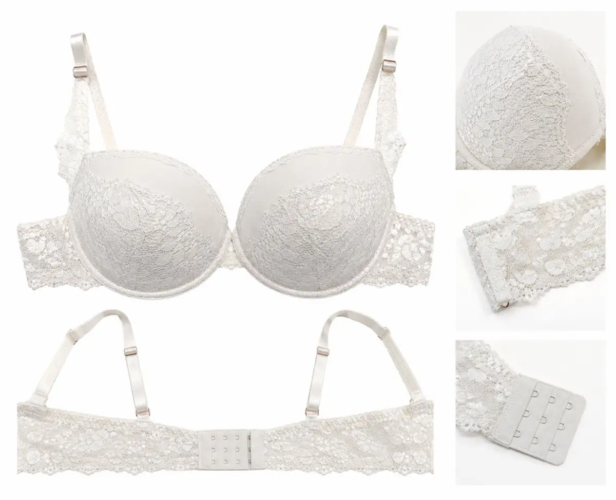 White Lace Push-Up Bra
