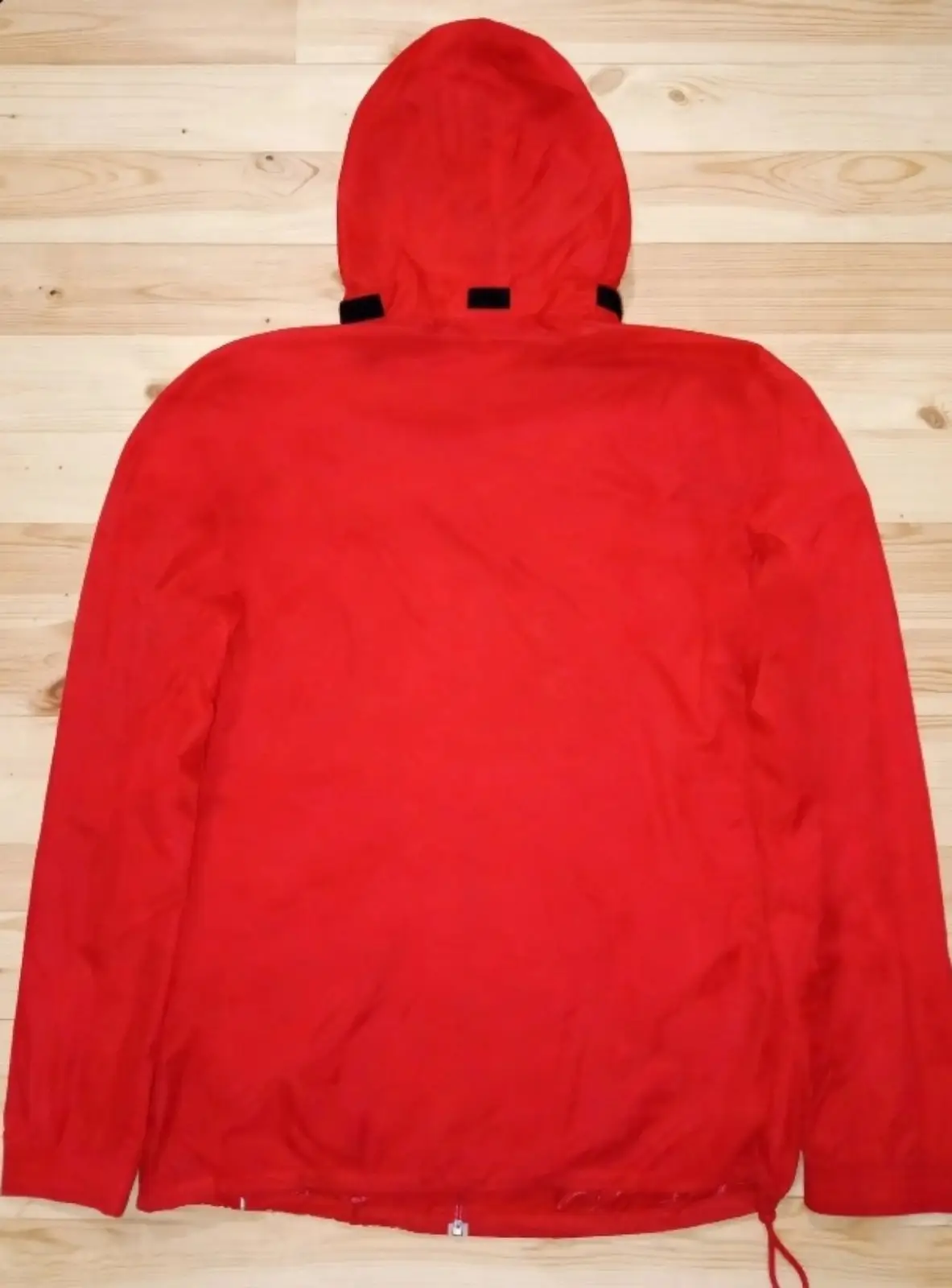 Puma Red Lightweight Hooded Windbreaker Jacket