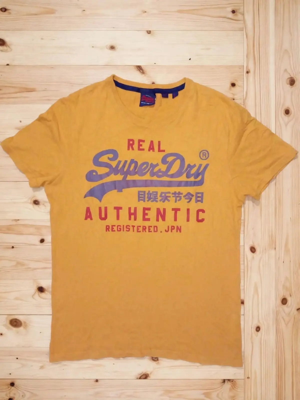 Superdry Authentic Yellow T-Shirt
