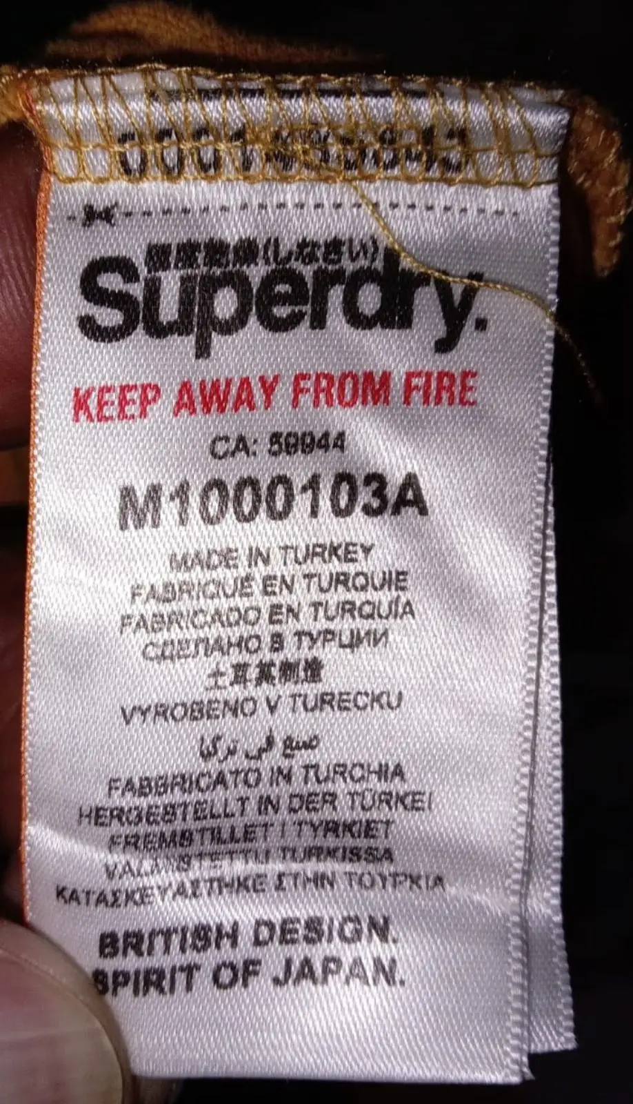 Superdry Authentic Yellow T-Shirt