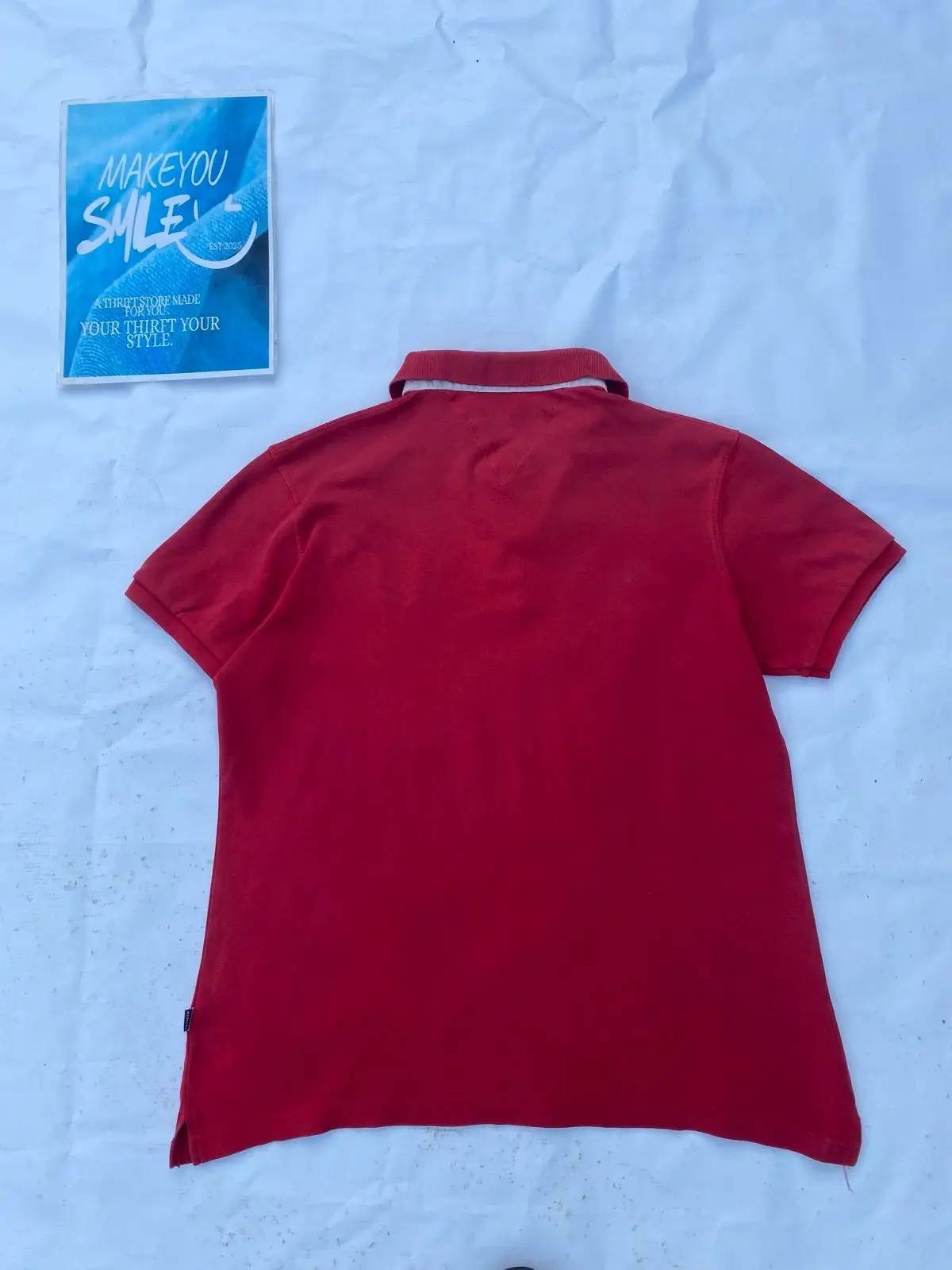 Tommy Hilfiger Red Polo Shirt