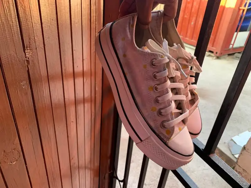 Converse All Star Platform Polka Dot Sneakers