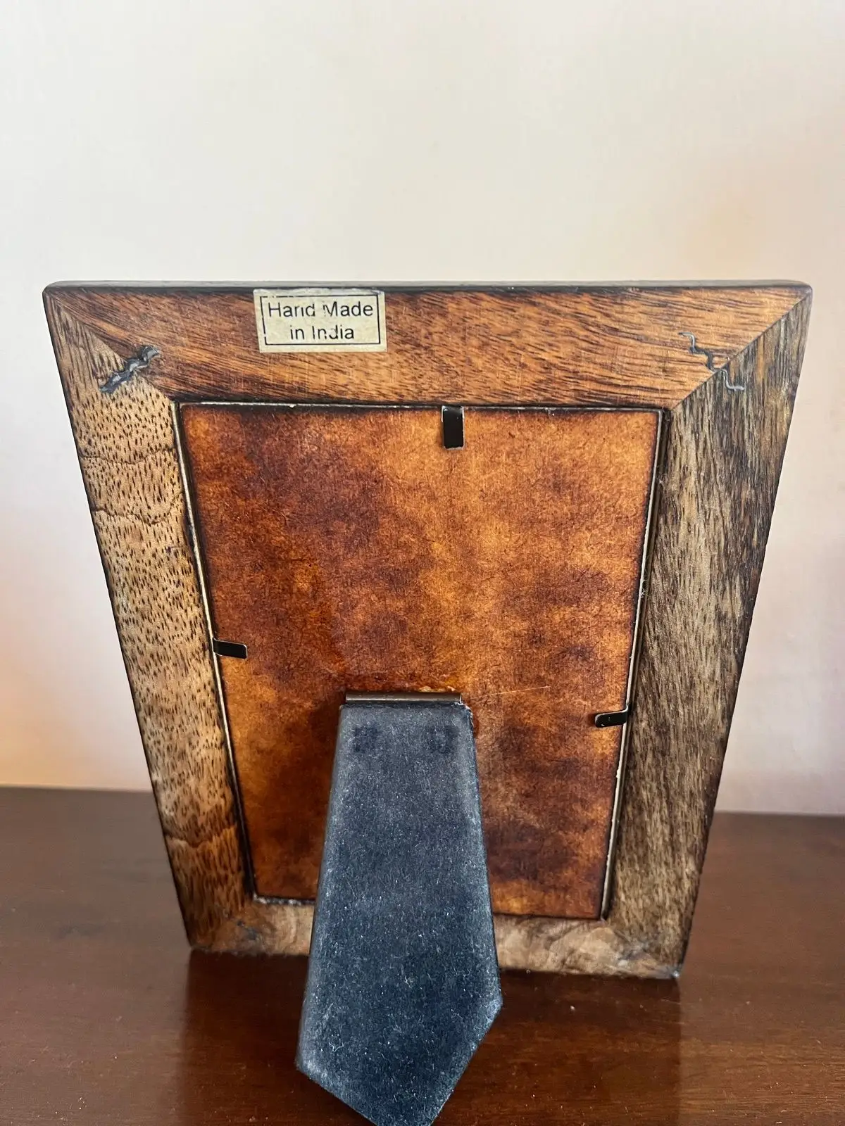 Hand-Carved Wooden Picture Frame