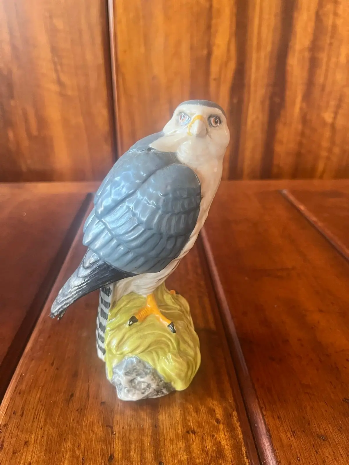 Ceramic Falcon Figurine