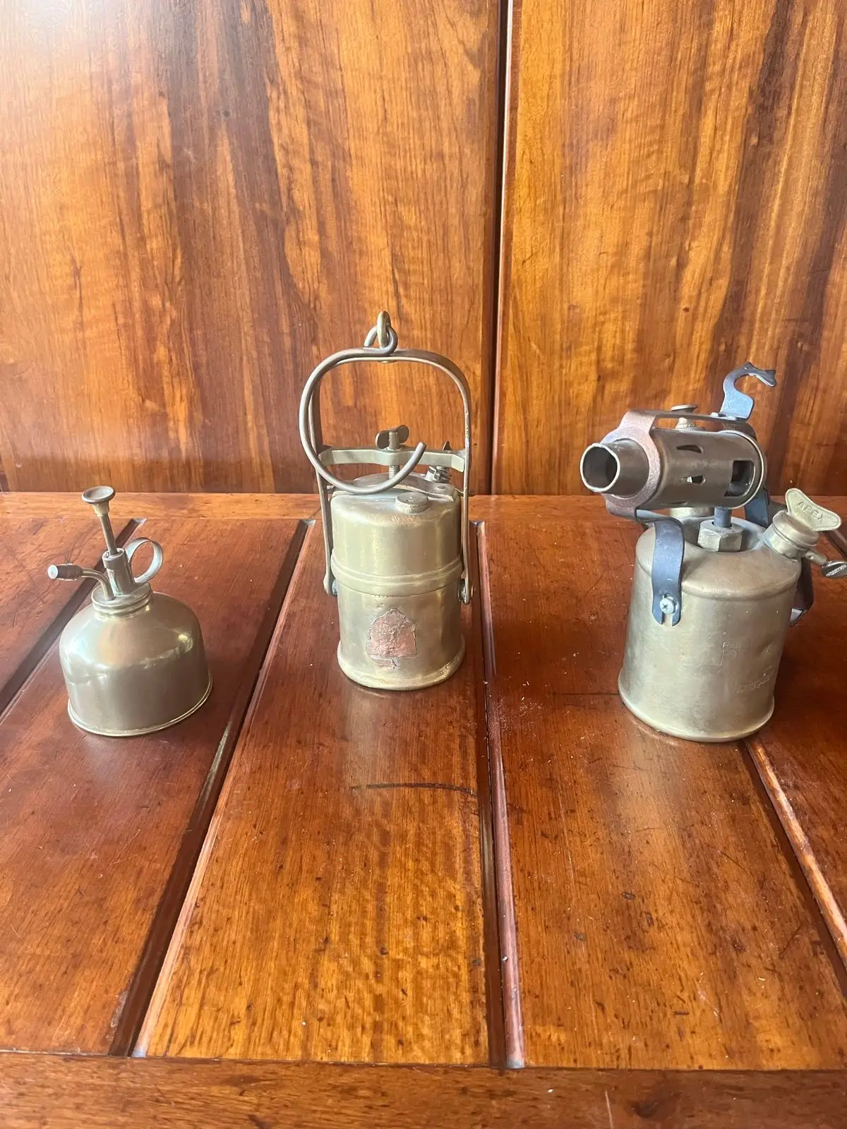 Vintage Brass Pump Oiler Can