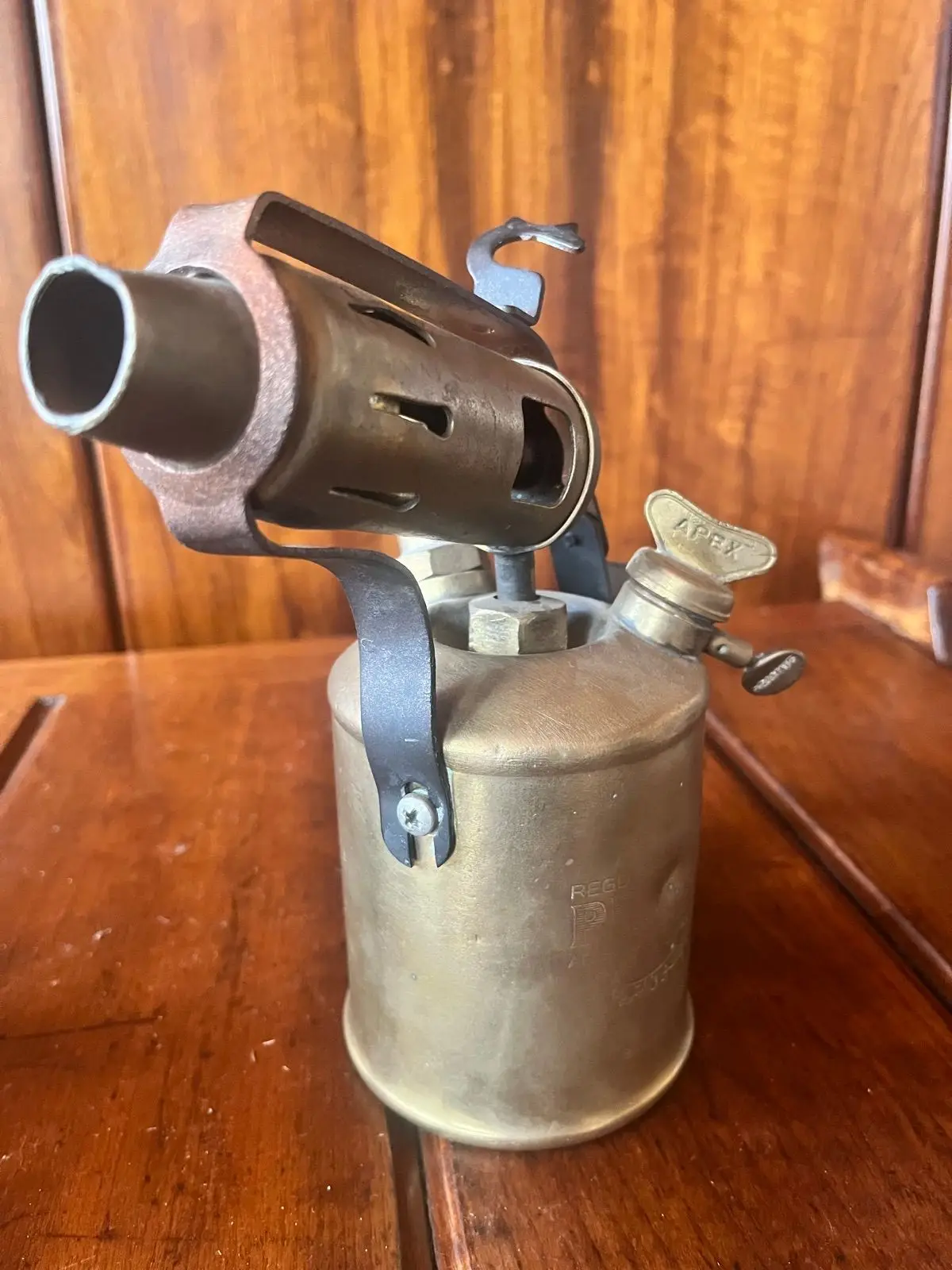 Vintage Brass Pump Oiler Can