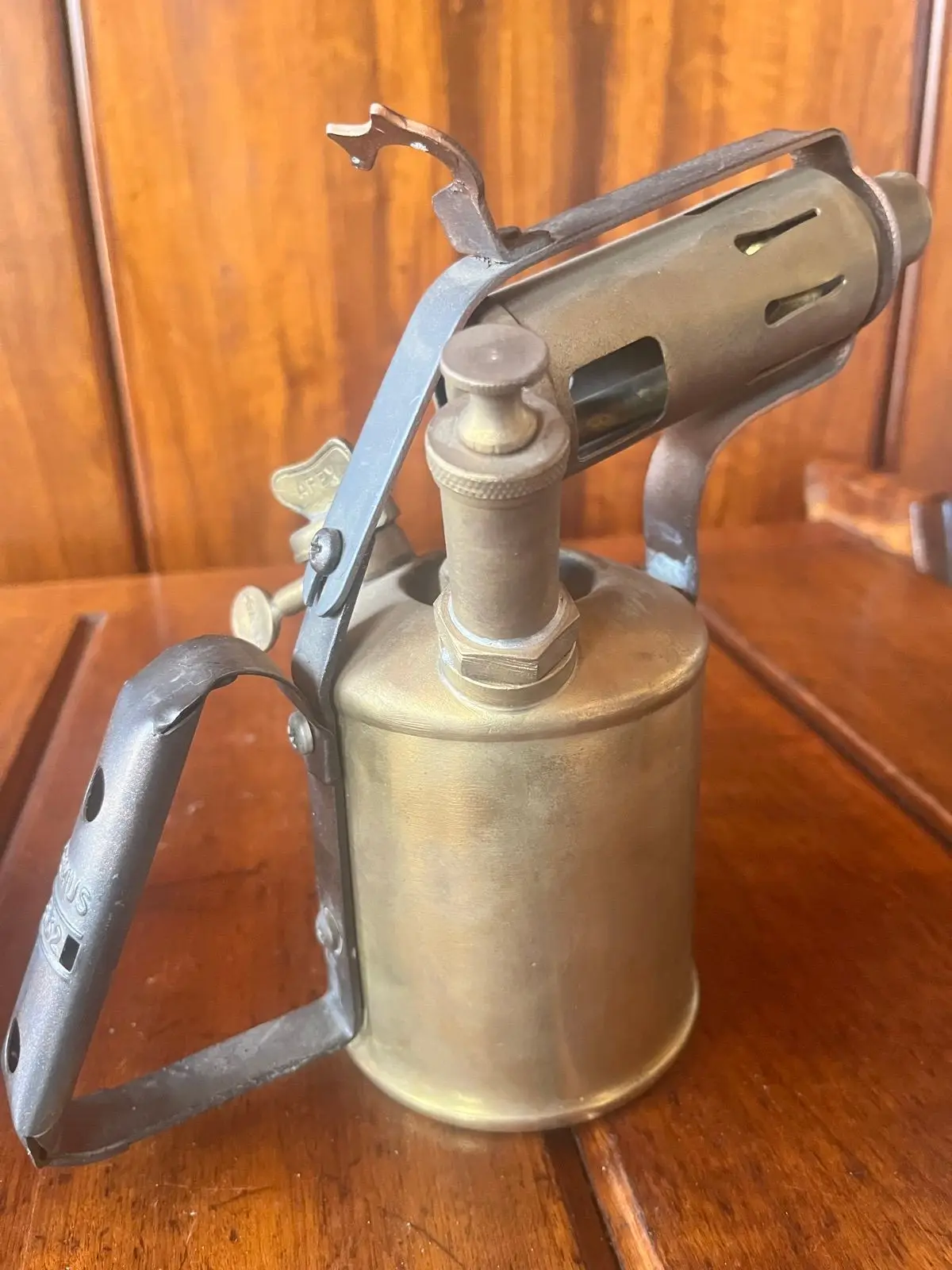 Vintage Brass Pump Oiler Can