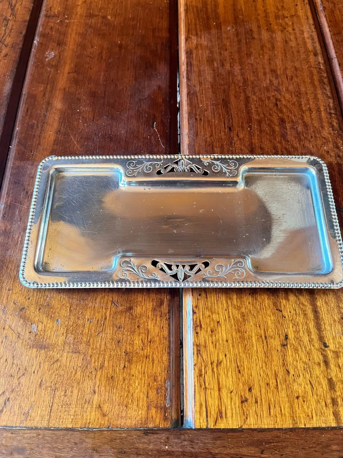 Vintage Marble and Glass Desk Inkstand Set