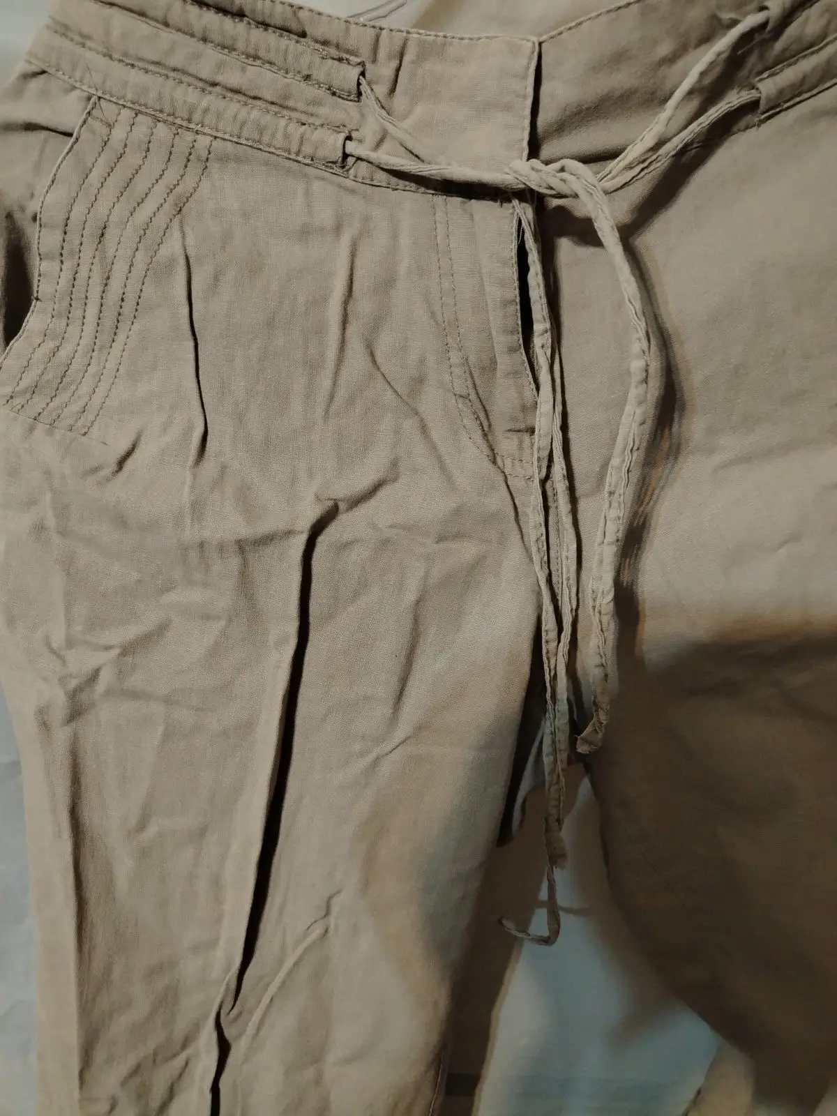 Foschini Beige Drawstring Casual Pants Size 10