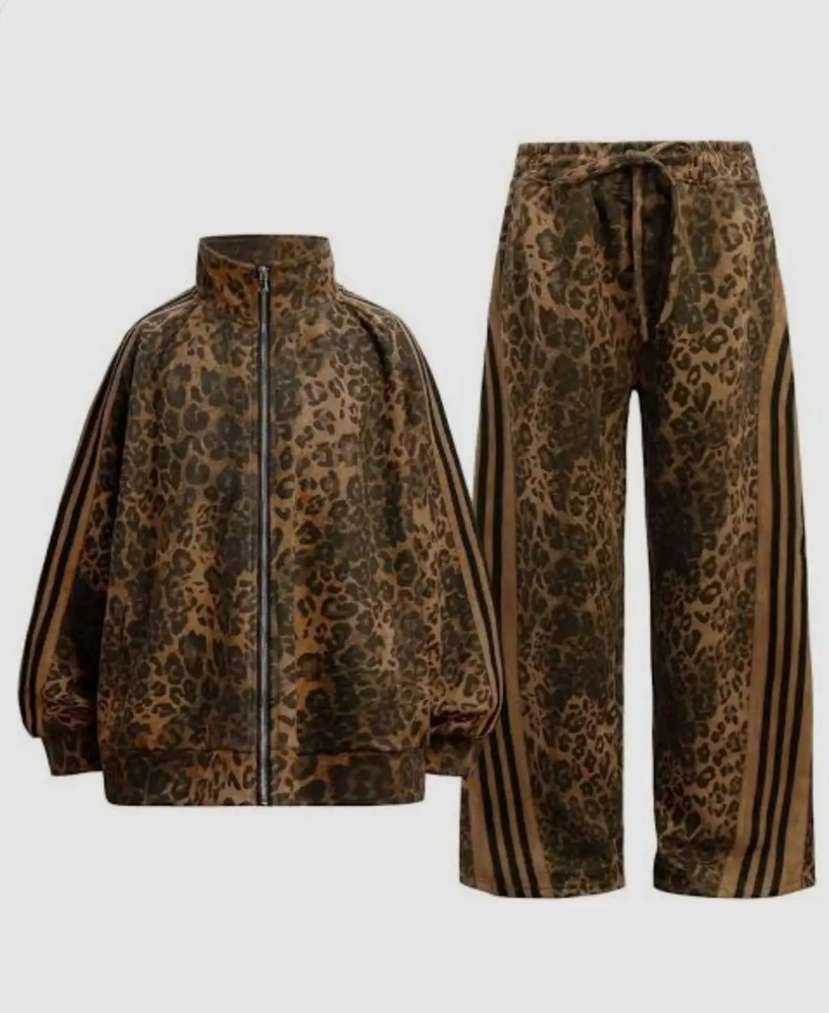 Adidas Leopard Print Track Jacket