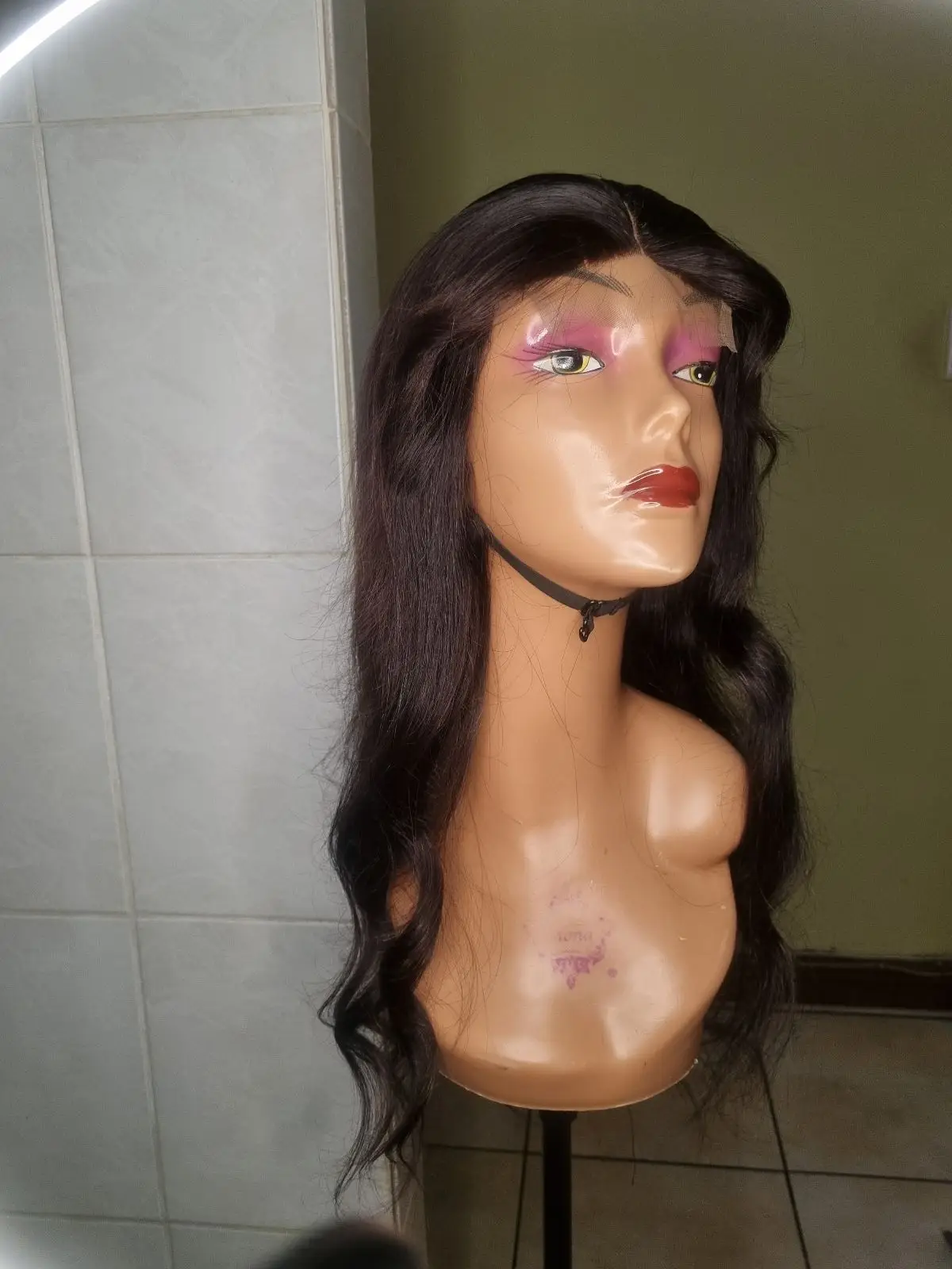Long Black Lace Front Wig