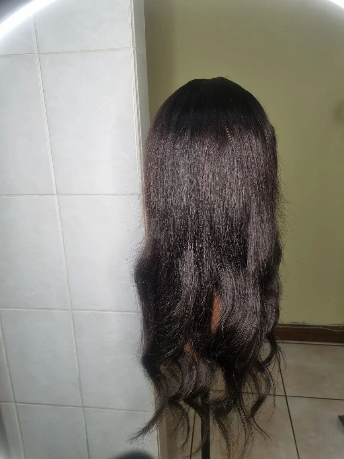 Long Black Lace Front Wig