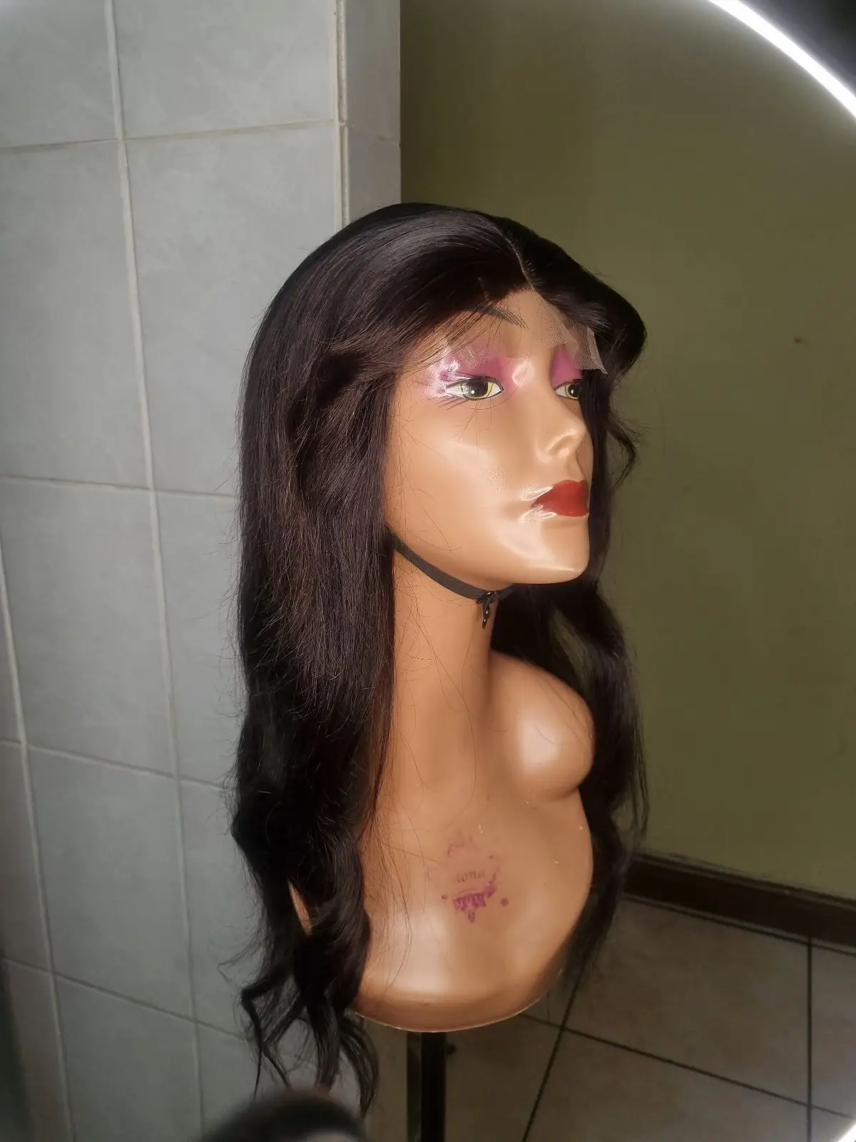 Long Black Lace Front Wig
