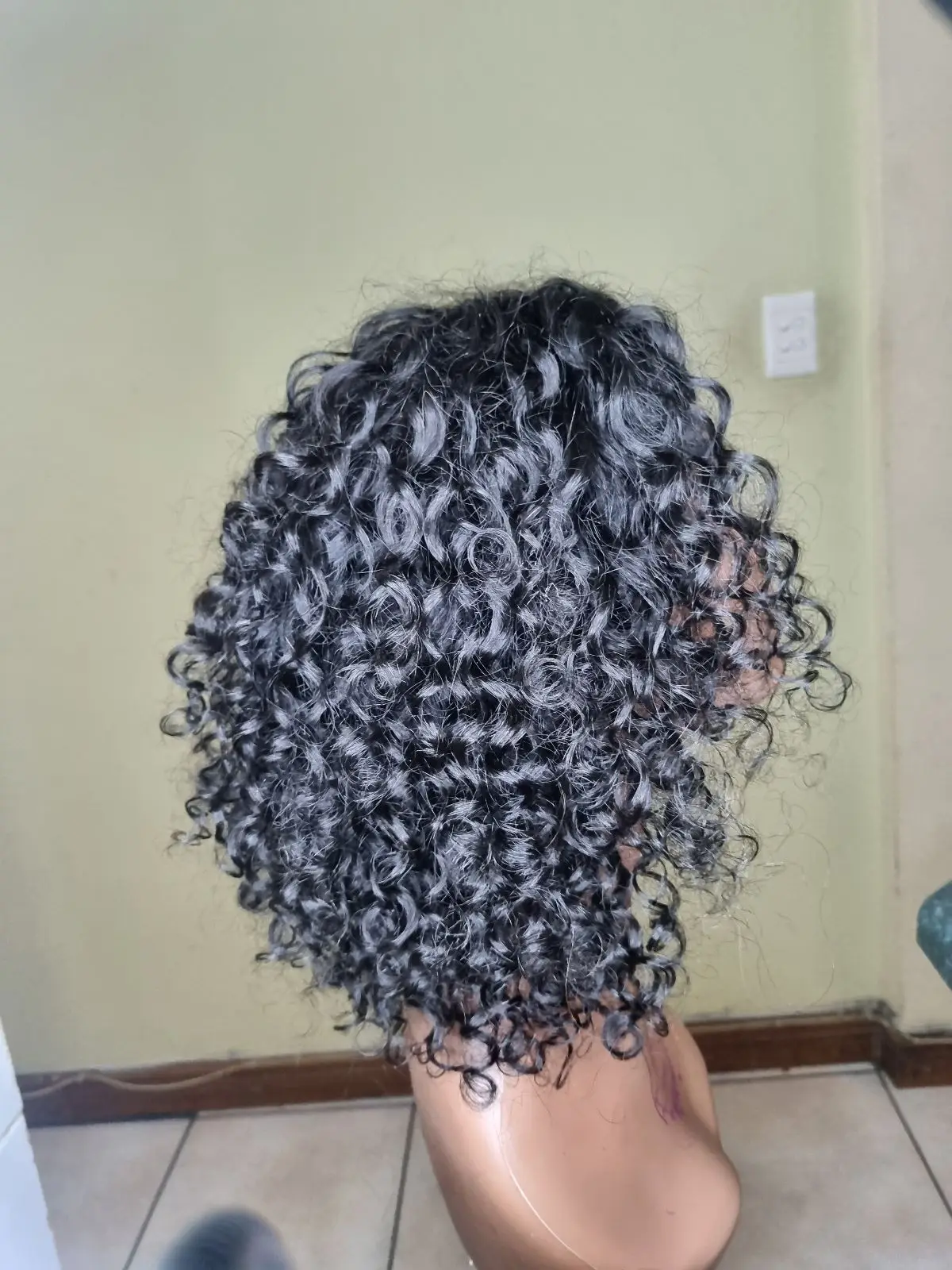 Curly Headband Wig