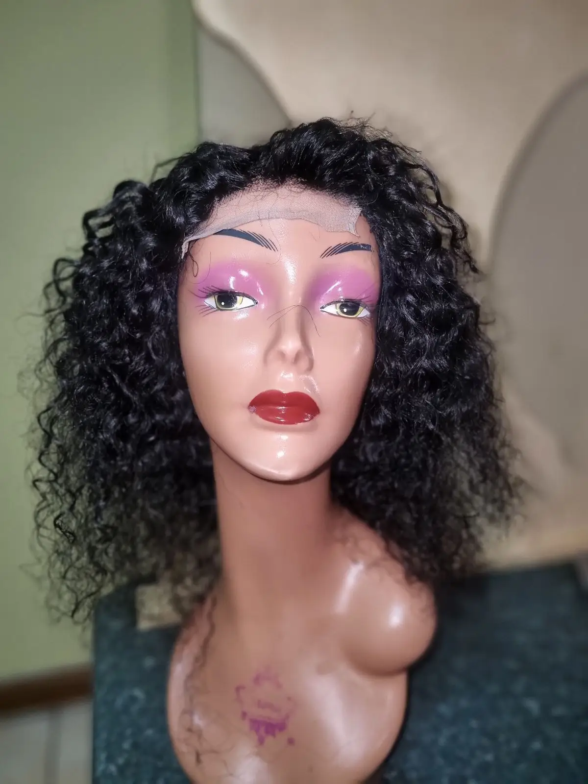 Black Curly Hair Wig