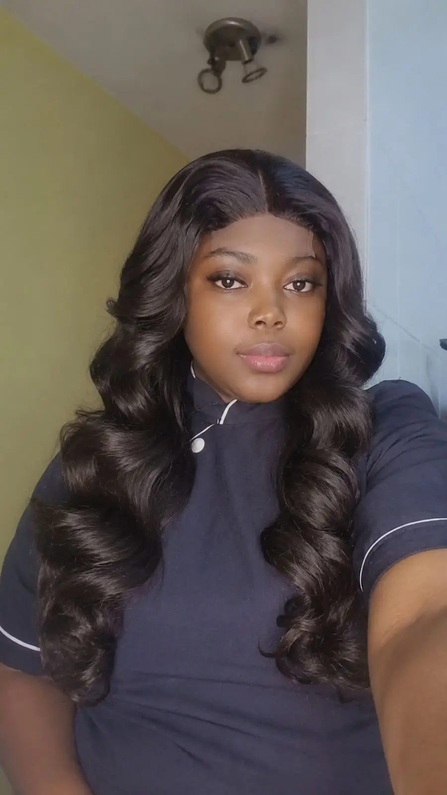 Long Wavy Black Wig