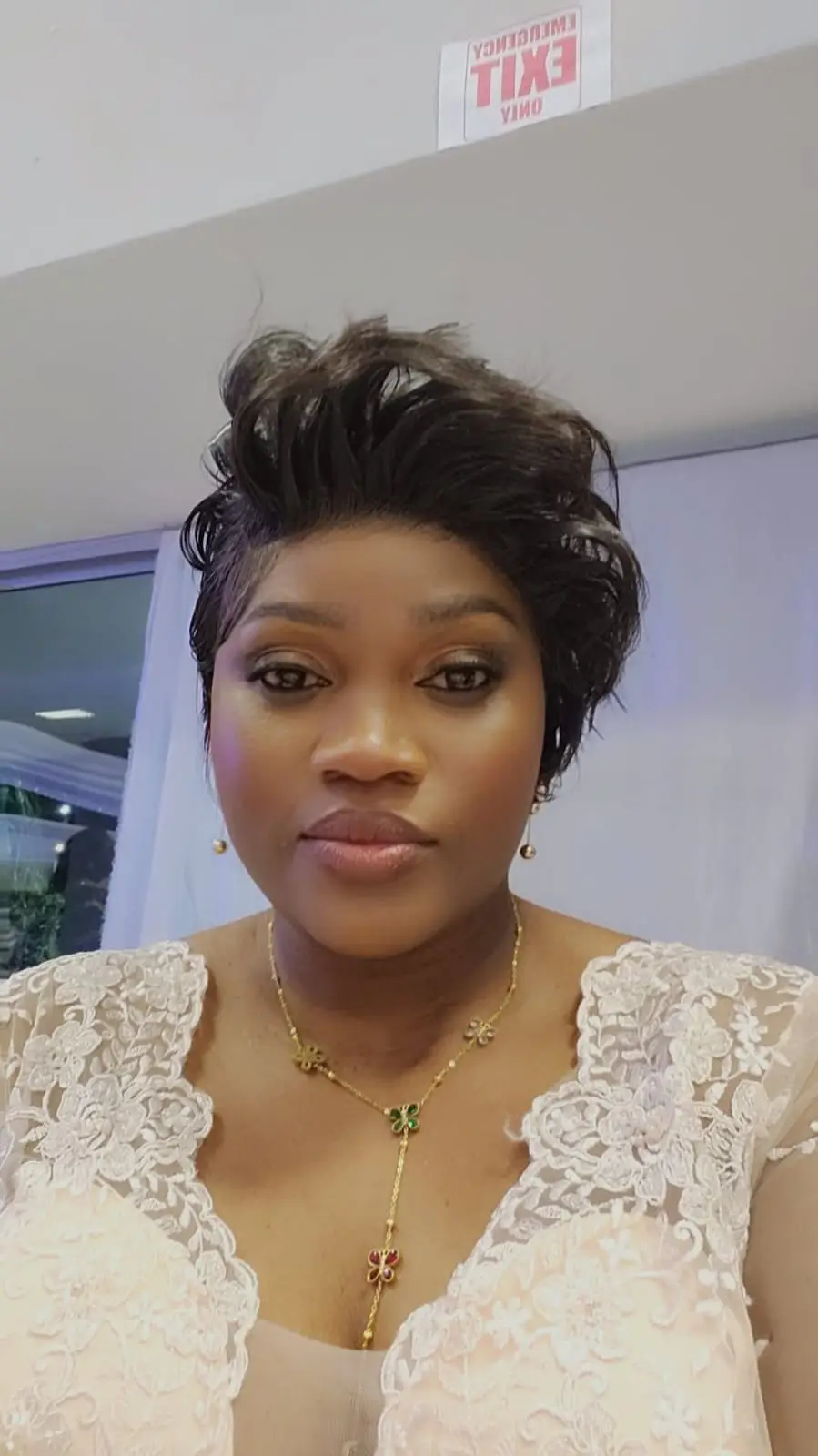 Short Black Lace Front Wig