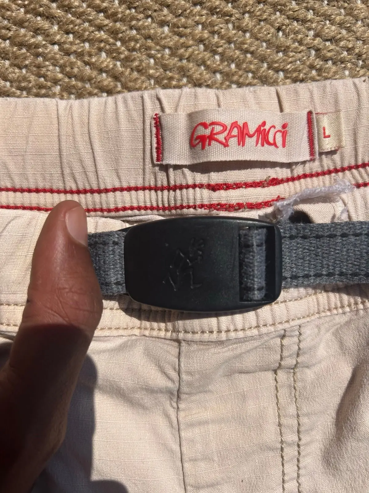 Gramicci Beige Outdoor Shorts