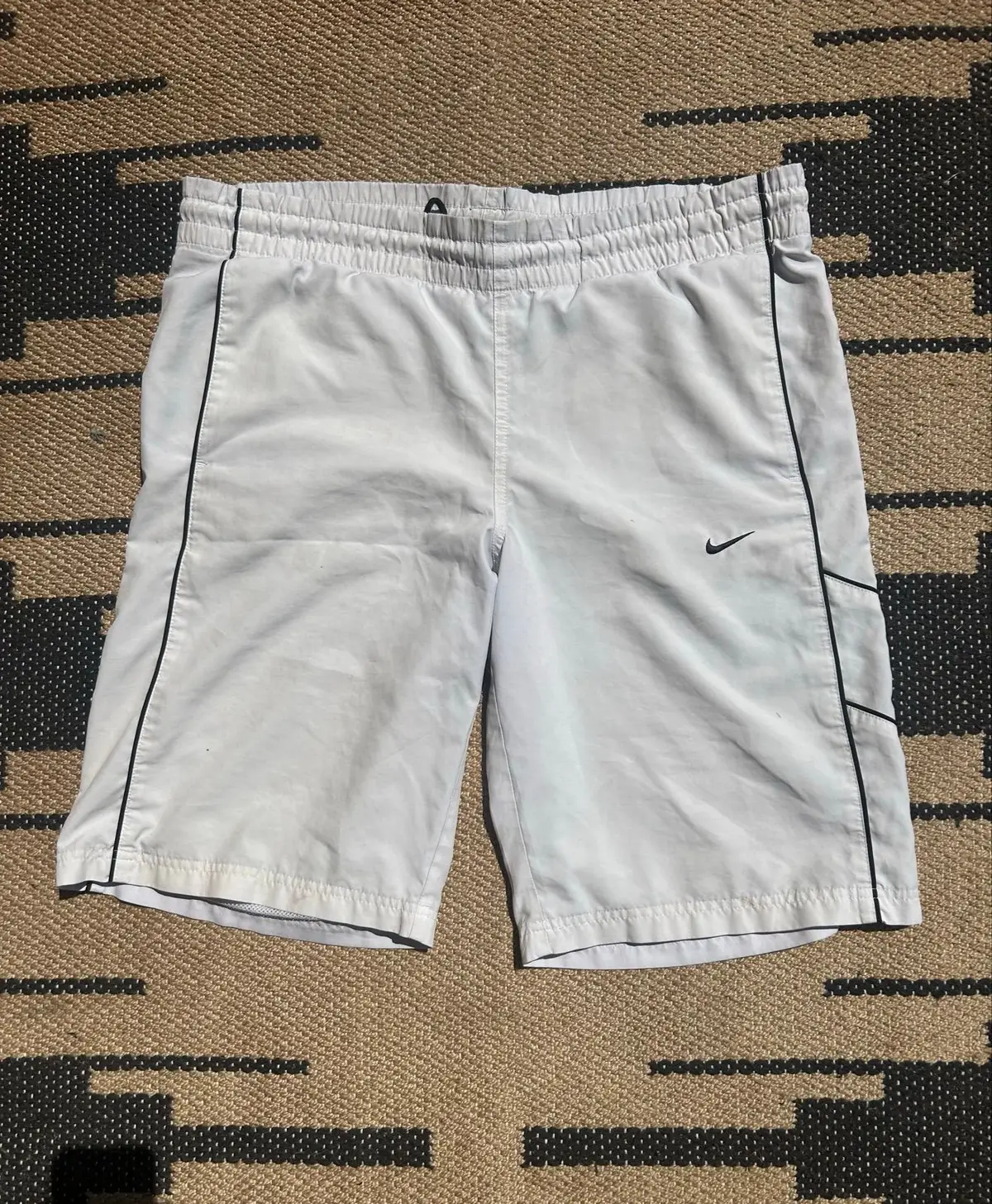 Nike White Athletic Shorts