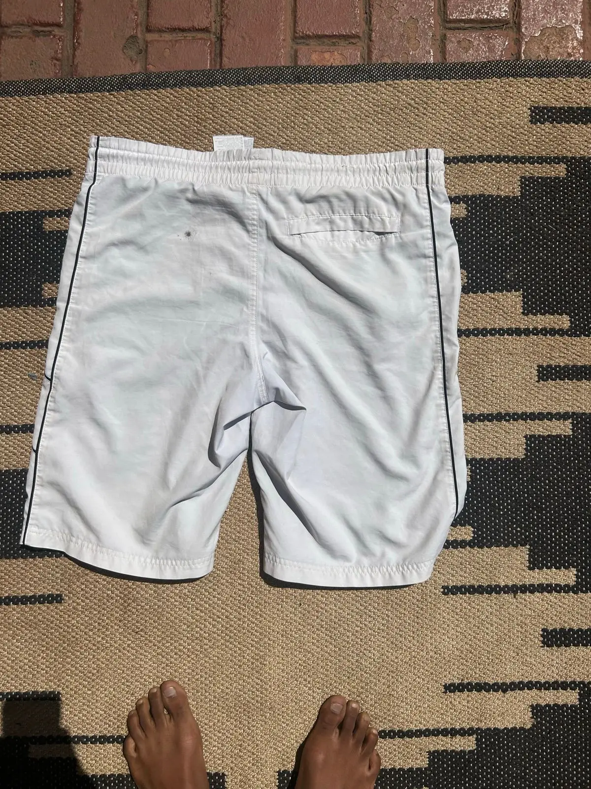 Nike White Athletic Shorts