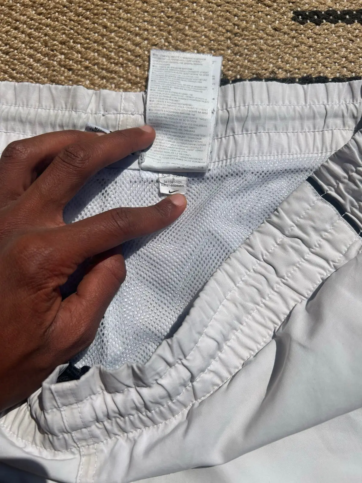 Nike White Athletic Shorts