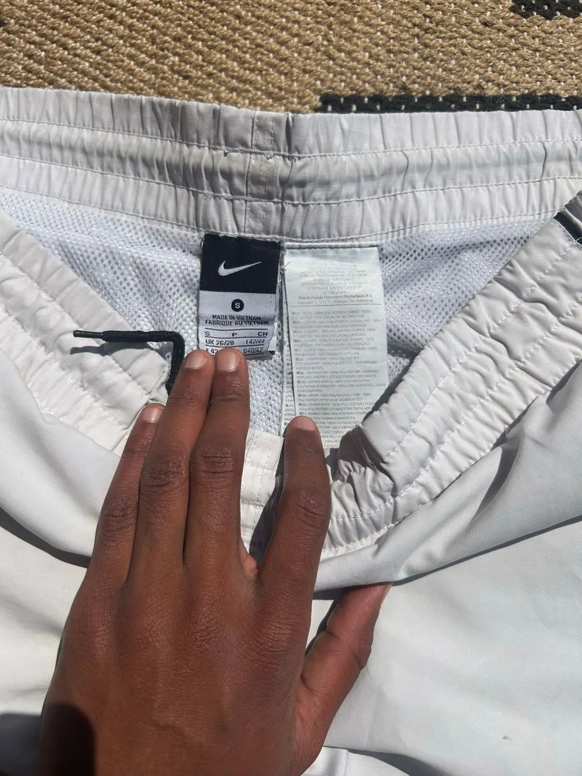 Nike White Athletic Shorts