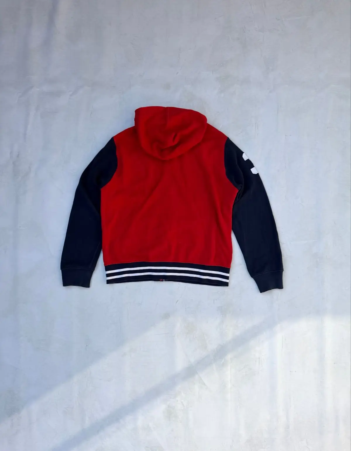 Ralph Lauren Red & Black Zip-Up Hoodie