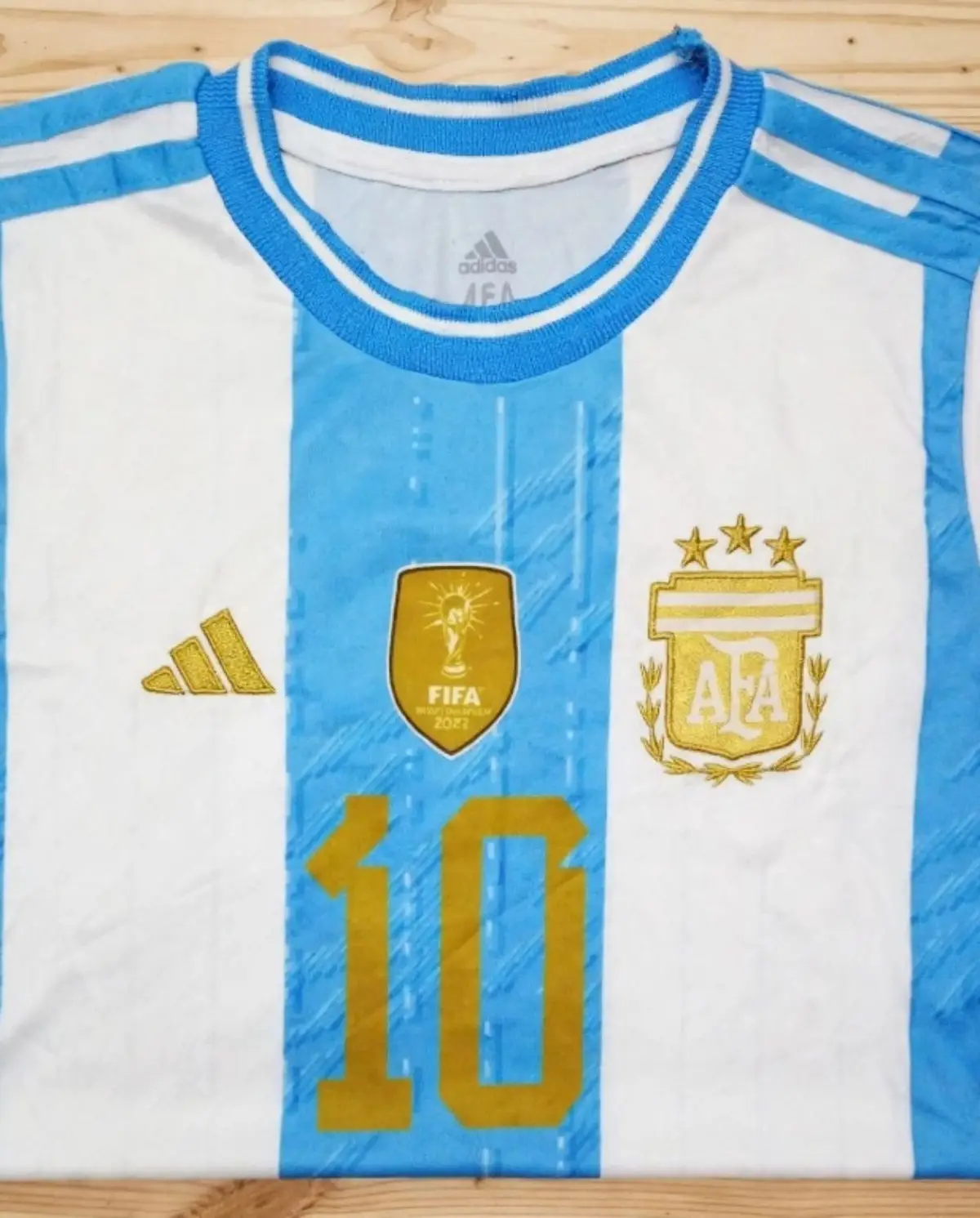 Adidas Argentina Home Jersey 2022 World Champions #10