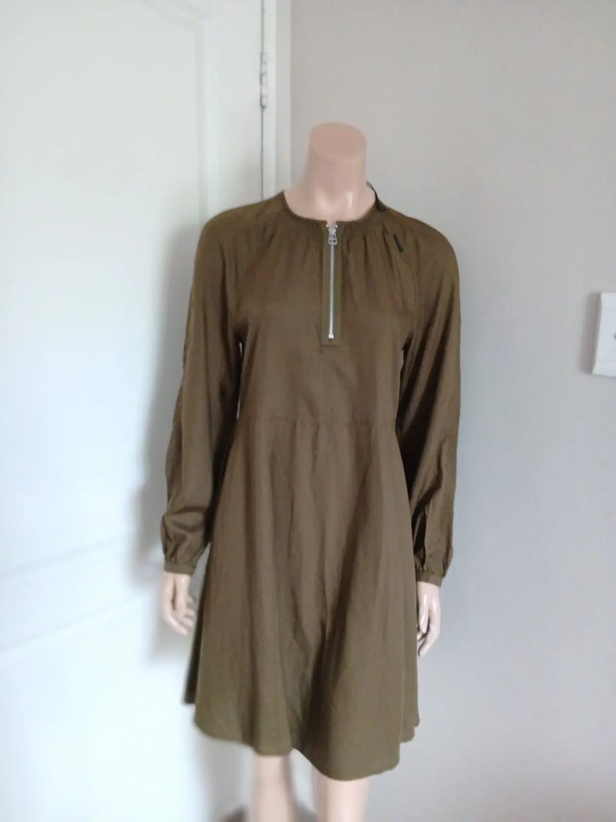 G-Star RAW Brown Long Sleeve Dress