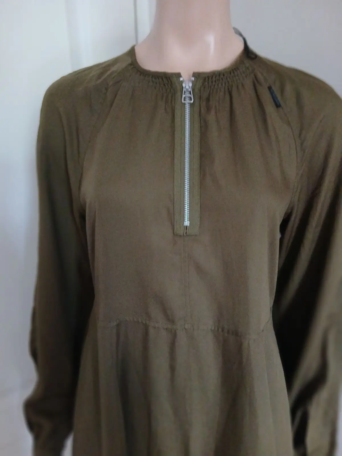 G-Star RAW Brown Long Sleeve Dress