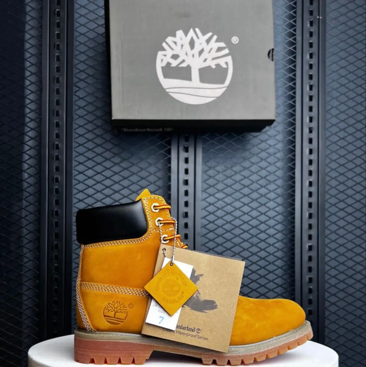 Timberland Yellow Nubuck Boots