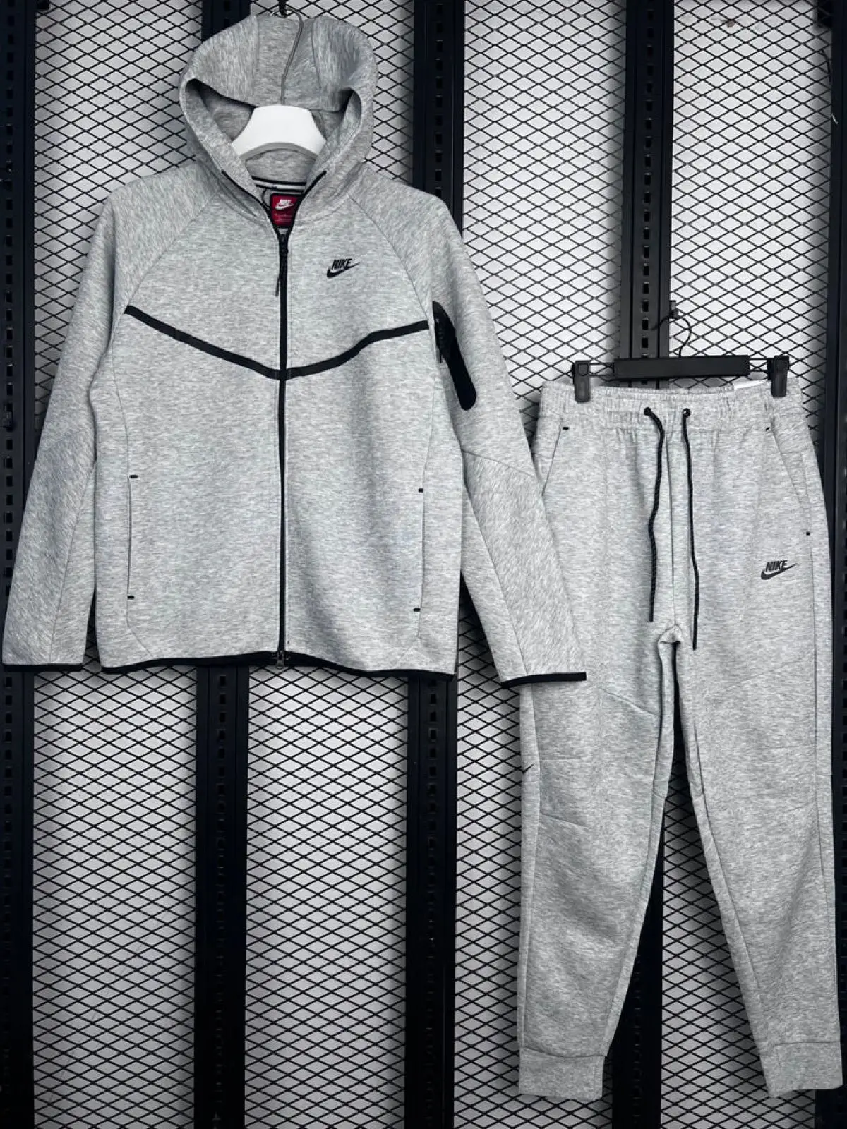 Nike Tech Fleece Grey Zip Hoodie