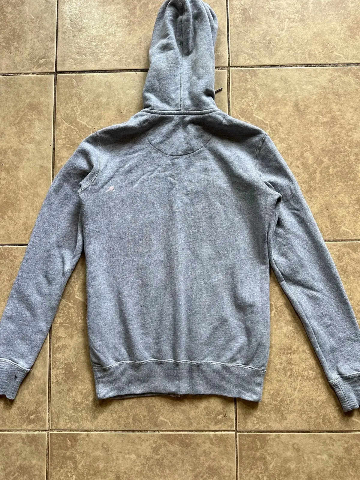 Nike Grey Zip-Up Hoodie
