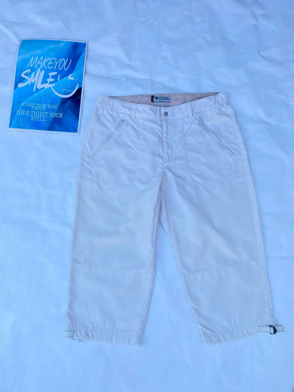 Columbia Cream Utility Pants