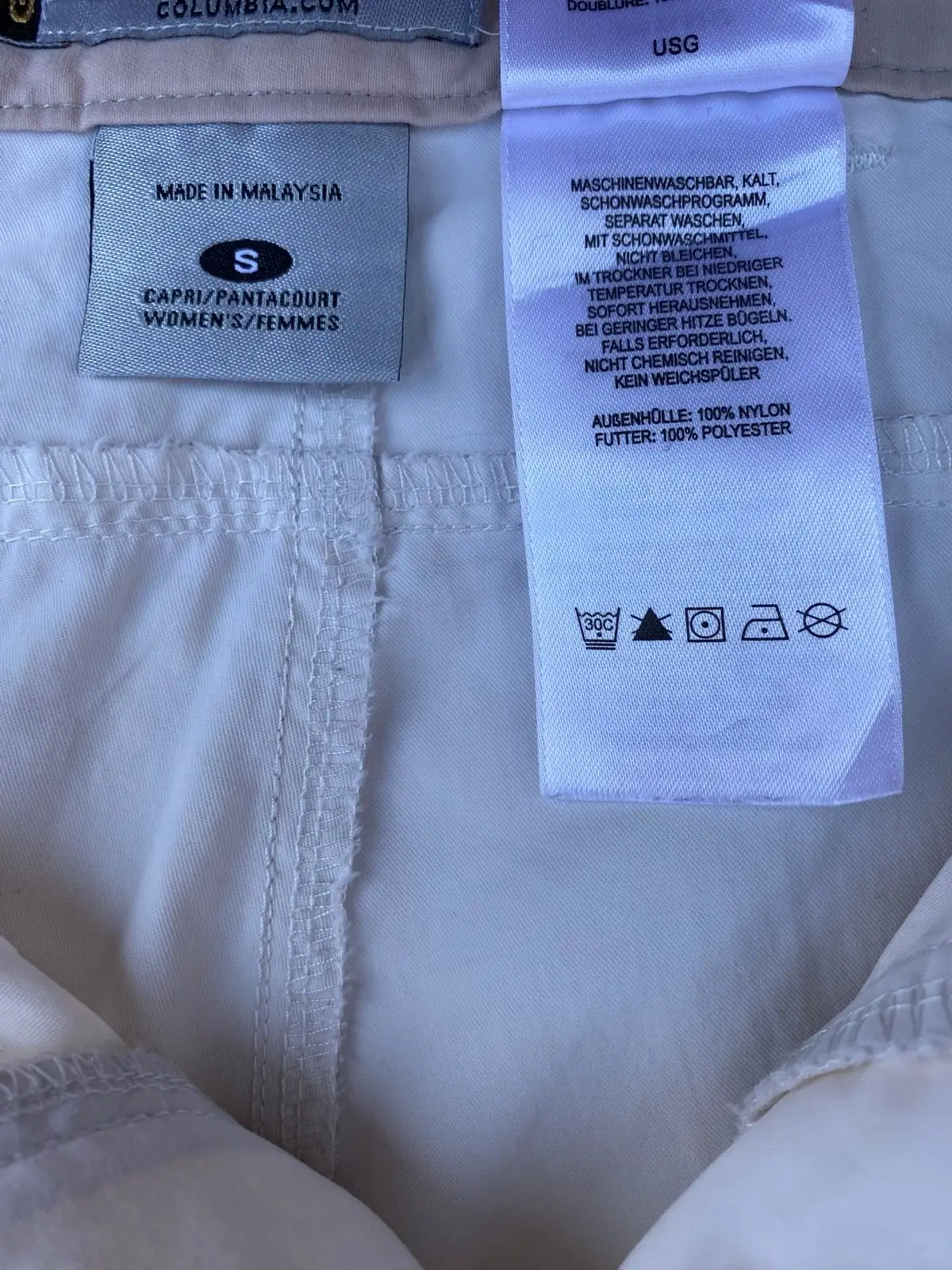 Columbia Cream Utility Pants