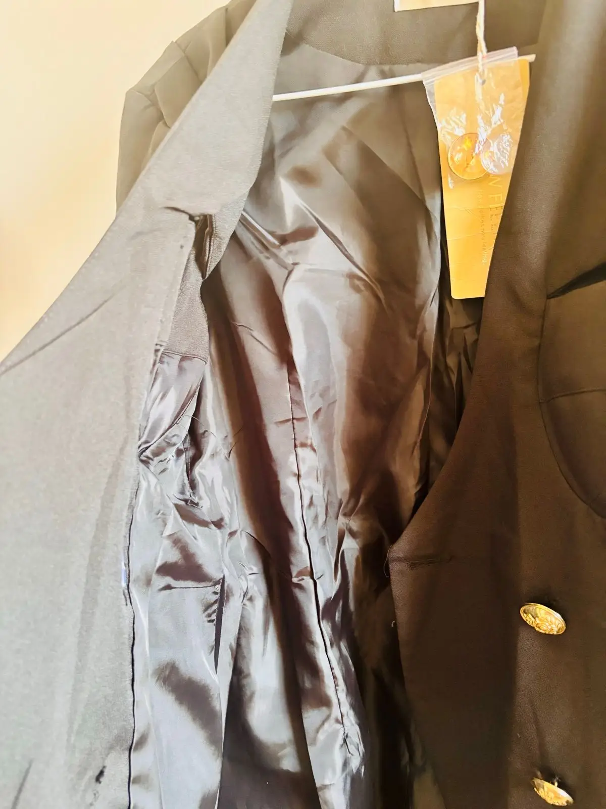 Black Double Breasted Blazer Dress