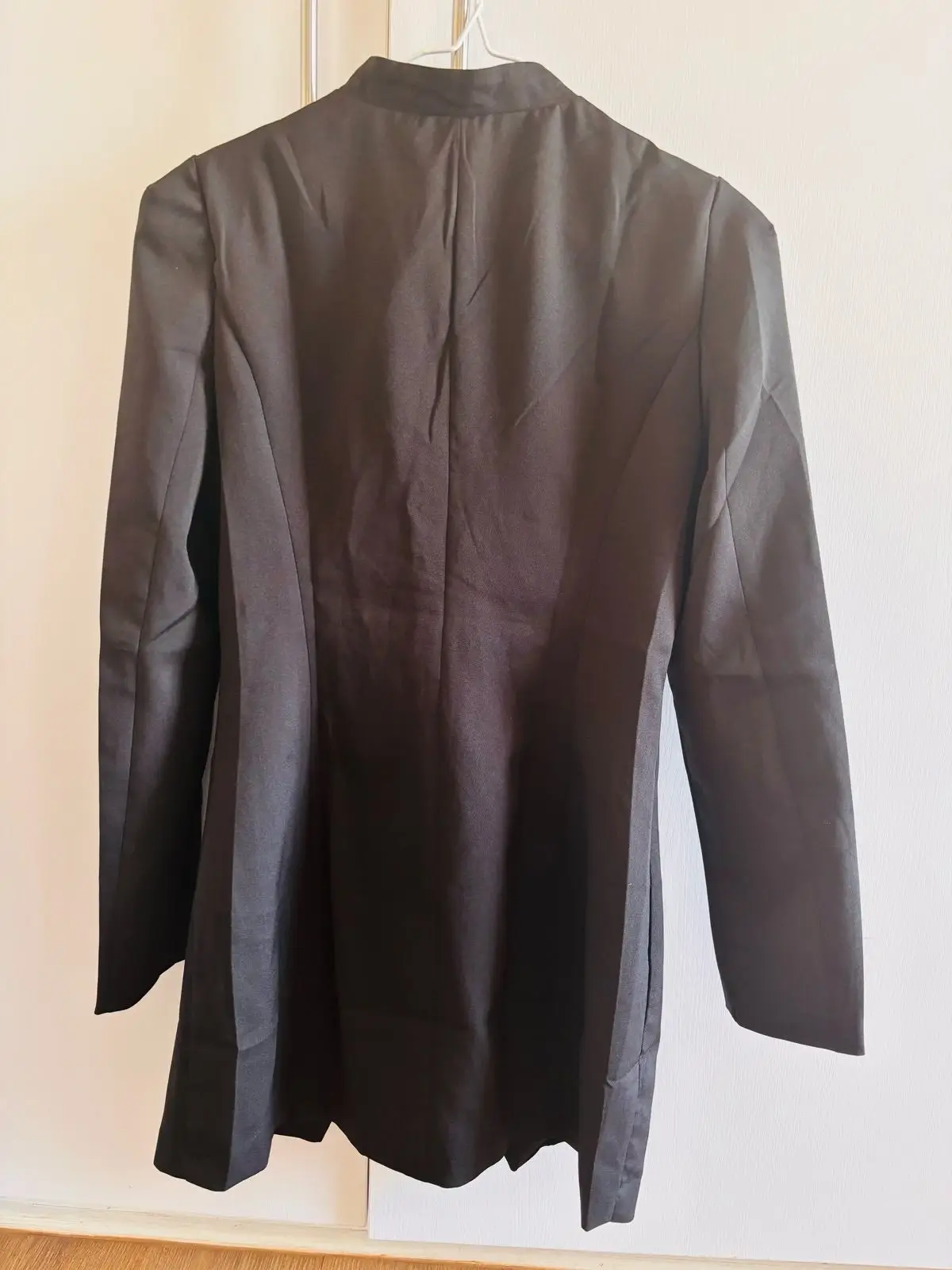 Black Double Breasted Blazer Dress