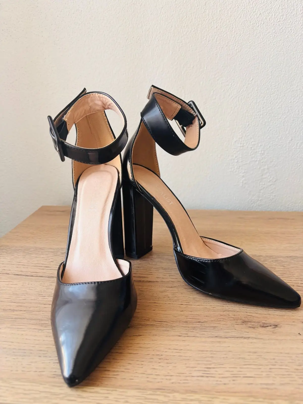 Superbalist Black Block Heel Ankle Strap Shoes