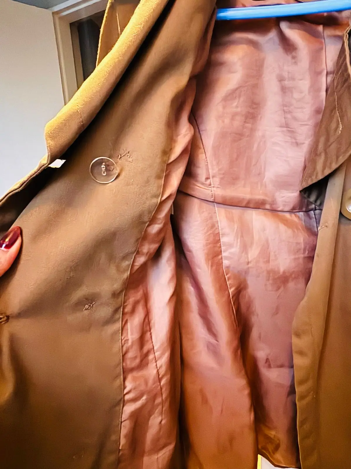 Woolworths Brown Double-Breasted Trench Coat