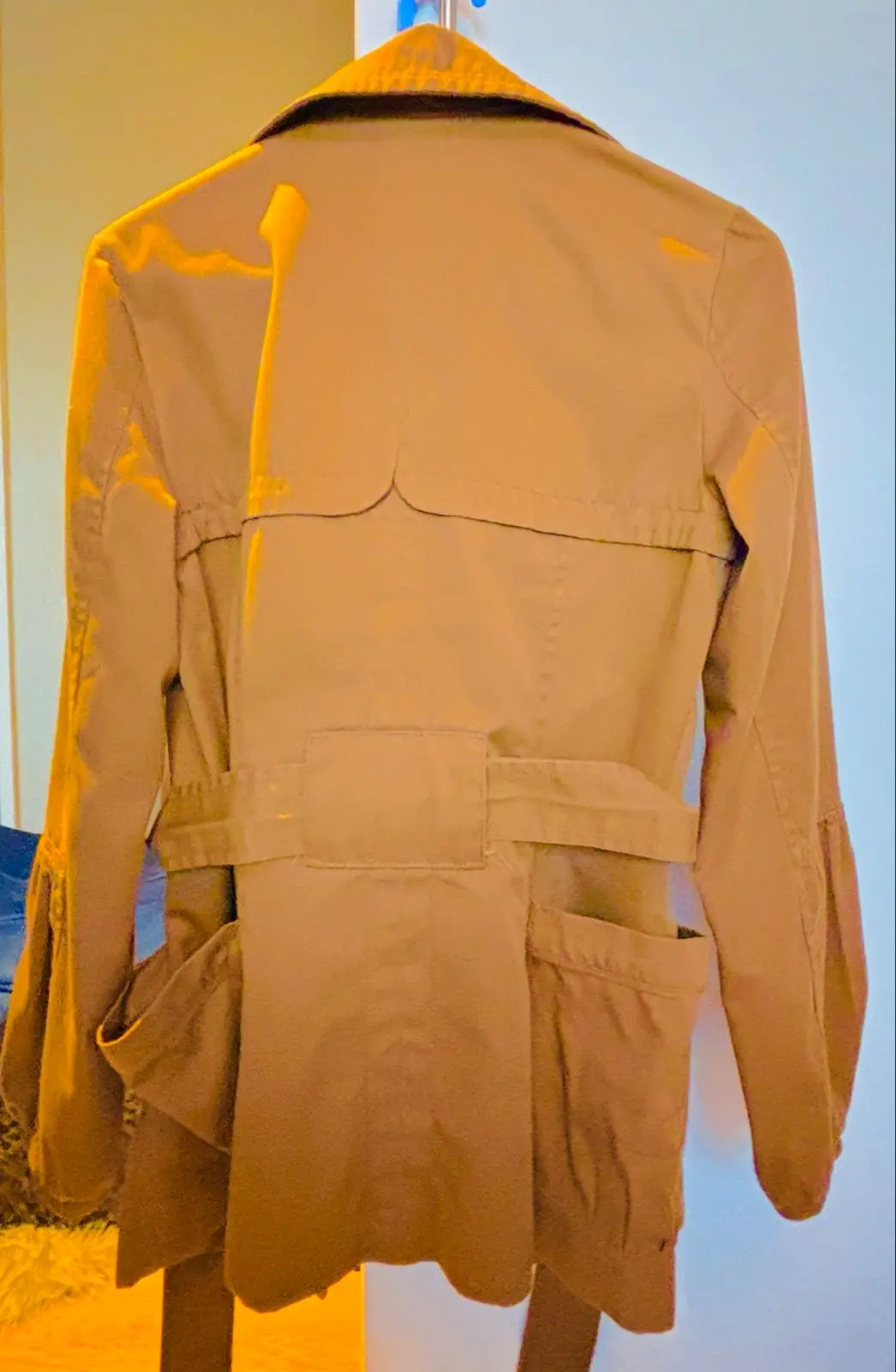 Woolworths Brown Double-Breasted Trench Coat